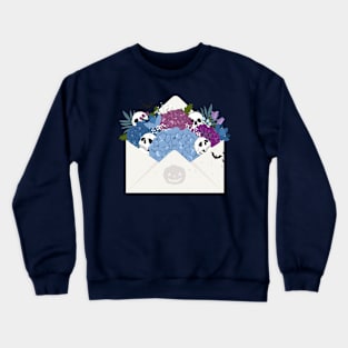 Step into a bewitching world of floral wonders this Halloween season! Crewneck Sweatshirt